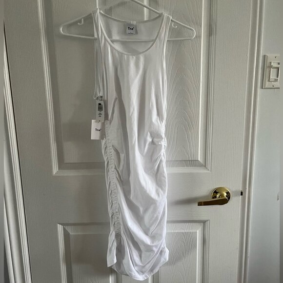 Aritzia Dresses & Skirts - NEVER WORN TNA chill malibu dress size small in white #77384